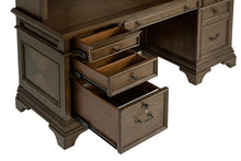 Load image into Gallery viewer, Hartshill Credenza with Hutch Burnished Oak
