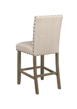 Load image into Gallery viewer, Ralland Upholstered Counter Height Stools with Nailhead Trim Beige (Set of 2)

