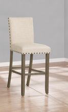 Load image into Gallery viewer, Ralland Upholstered Bar Stools with Nailhead Trim Beige (Set of 2)
