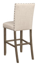 Load image into Gallery viewer, Ralland Upholstered Bar Stools with Nailhead Trim Beige (Set of 2)
