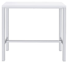 Load image into Gallery viewer, Natividad 5-piece Bar Set White High Gloss and Chrome
