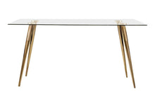 Load image into Gallery viewer, Gilman Rectangle Glass Top Dining Table
