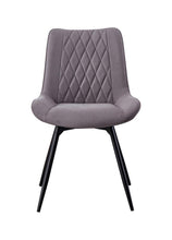Load image into Gallery viewer, Diggs Upholstered Tufted Swivel Dining Chairs Grey and Gunmetal (Set of 2)
