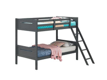Load image into Gallery viewer, Littleton Twin Over Twin Bunk Bed Grey
