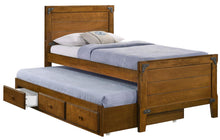 Load image into Gallery viewer, Granger Twin Captain&#39;s Bed with Trundle Rustic Honey
