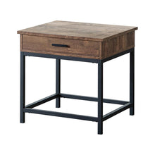 Load image into Gallery viewer, Byers Square 1-drawer End Table Brown Oak and Sandy Black
