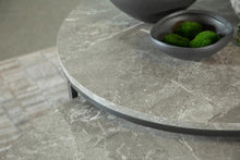 Load image into Gallery viewer, Lainey Round 2-piece Nesting Coffee Table Grey and Gunmetal
