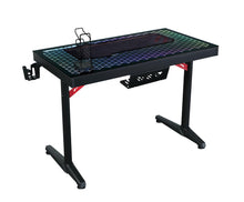 Load image into Gallery viewer, Avoca Tempered Glass Top Gaming Desk Black
