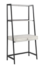 Load image into Gallery viewer, Pinckard 1-drawer Ladder Desk Grey Stone and Black
