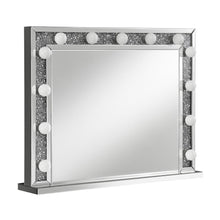 Load image into Gallery viewer, Wilmer Rectangular Table Mirror with Lighting Silver
