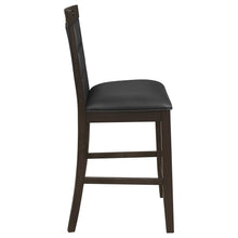 Load image into Gallery viewer, Prentiss Upholstered Counter Height Chair (Set of 2) Black and Cappuccino

