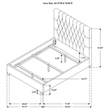 Load image into Gallery viewer, Chloe Queen Beds
