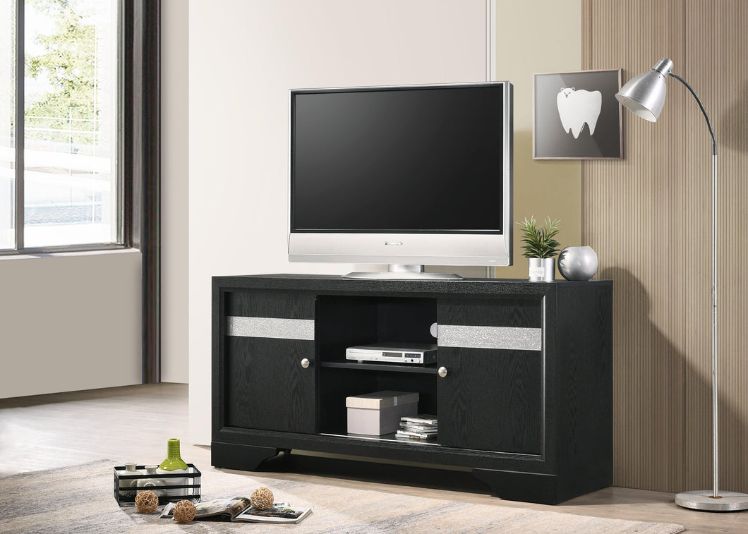 REGATA TV STAND BLACK/SILVER image