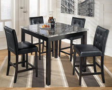 Load image into Gallery viewer, Maysville Counter Height Dining Table and Bar Stools (Set of 5)
