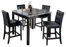 Load image into Gallery viewer, Maysville Counter Height Dining Table and Bar Stools (Set of 5) image
