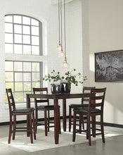 Load image into Gallery viewer, Coviar Counter Height Dining Table and Bar Stools (Set of 5)
