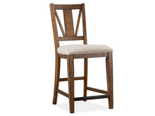 Load image into Gallery viewer, Bay Creek Counter Chair W/Upholstered Seat (2/Ctn) image
