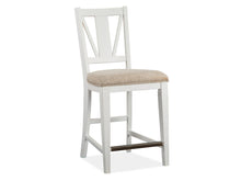 Load image into Gallery viewer, Heron Cove Counter Chair W/Upholstered Seat (2/Ctn) image
