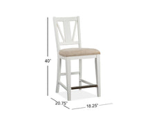 Load image into Gallery viewer, Heron Cove Counter Chair W/Upholstered Seat (2/Ctn)

