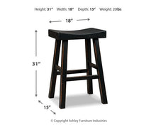 Load image into Gallery viewer, Glosco Pub Height Bar Stool

