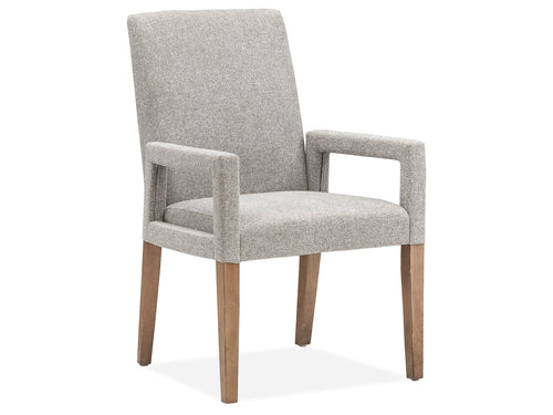 Lindon Dining Arm Chair W/Grey Uph Seat & Back (2/Ctn) image