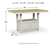 Load image into Gallery viewer, Purlaney Counter Height Dining Table
