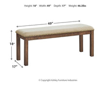 Load image into Gallery viewer, Moriville Dining Bench
