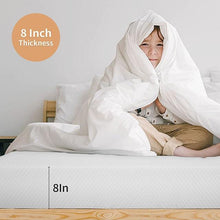 Load image into Gallery viewer, Artemisia 8" Memory Foam Mattress White
