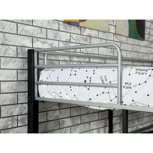 Load image into Gallery viewer, Aubrey Sand Black Twin Triple Decker Bed
