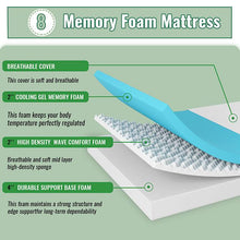 Load image into Gallery viewer, Coreopsis 8&quot; Memory Foam Wave Comfort
