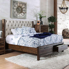 Load image into Gallery viewer, Hutchinson Rustic Natural Tone/Beige Cal.King Bed w/ Drawers image
