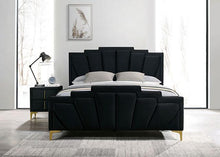 Load image into Gallery viewer, FLORIZEL E.King Bed, Black
