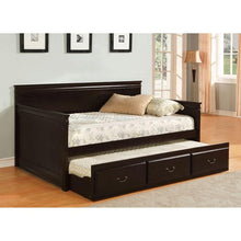 Load image into Gallery viewer, SAHARA Espresso Daybed w/ Twin Trundle, Espresso
