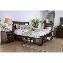 Load image into Gallery viewer, Brandt Brown Cherry Cal.King, E.King &amp; Queen Bed
