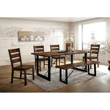 Load image into Gallery viewer, Dulce Walnut/Black Dining Table
