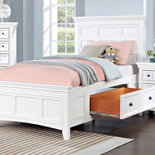 Load image into Gallery viewer, CASTILE Twin Bed, White image
