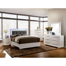 Load image into Gallery viewer, CLEMENTINE Glossy White Full Bed
