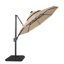 Load image into Gallery viewer, Fera 10 Ft Round Umbrella w/ LED Bulb + 37&quot; Large Base
