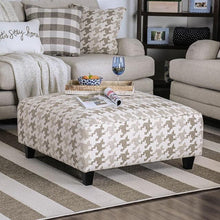 Load image into Gallery viewer, Christine Light Gray/Pattern Ottoman image
