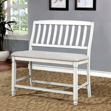 Load image into Gallery viewer, Kaliyah Antique White Counter Ht. Bench
