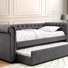 Load image into Gallery viewer, LEANNA Gray Full Daybed w/ Trundle, Gray image
