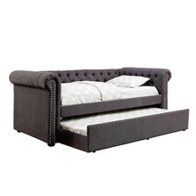 Load image into Gallery viewer, LEANNA Gray Daybed w/ Trundle, Gray
