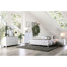 Load image into Gallery viewer, IRIA Vintage White Cal.King Bed
