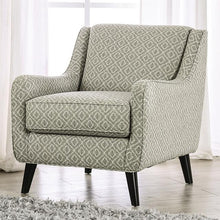 Load image into Gallery viewer, STEPHNEY Accent Chair, Gray/Gold
