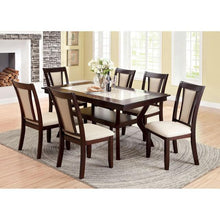 Load image into Gallery viewer, BRENT Dark Cherry/Ivory Dining Table
