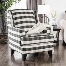 Load image into Gallery viewer, Patricia Ivory/Black Stripe Chair
