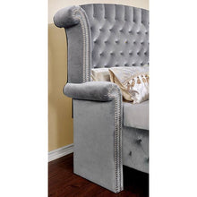 Load image into Gallery viewer, Alzir Gray &amp; Black Queen &amp; E.King Bed
