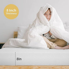 Load image into Gallery viewer, Artemisia 8" Memory Foam Mattress White
