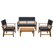 Load image into Gallery viewer, Hana 4 Pc. Patio Set Blue
