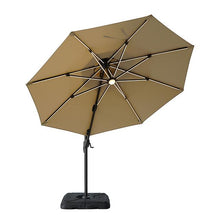 Load image into Gallery viewer, Fera 10 Ft Round Umbrella w/ LED Bulb + 37&quot; Large Base
